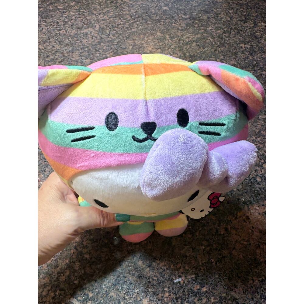 Hello Kitty Pastel Striped Cat Costume Plush - Picture 6 of 16